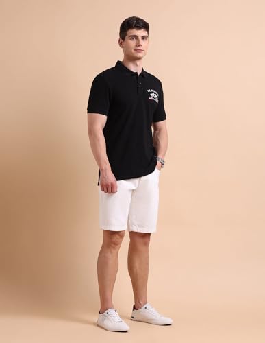 Image of U.S. Polo ASSN. Printed Polo T Shirts for Men - 100% Cotton, Half Sleeves Mens Tshirt