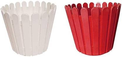PlantaZee Plastic Pot, Red, 8 inch, 3 Set (B09MLLBQSJ) Amazon Price History, Amazon Price Tracker