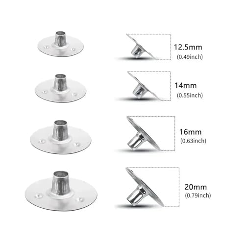 Candle Wick Tabs Mechas Metálicas 1000 Piezas 12.5-20mm miniatura 2