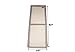 Pet Gear Travel Lite Bi-Fold Ramp for Cats/Dogs, Lightweight/Portable, Safety Tether Included, Rubber Grippers for Stability, PG9050TN, Bi-Fold Half Ramp 42