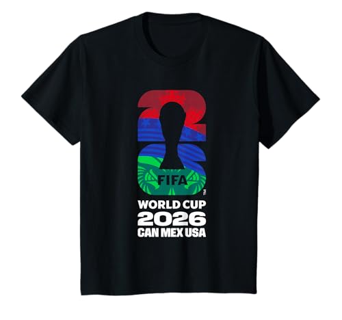 Kids FIFA World CUP26 FIFA Host Country Logo Flags T-Shirt