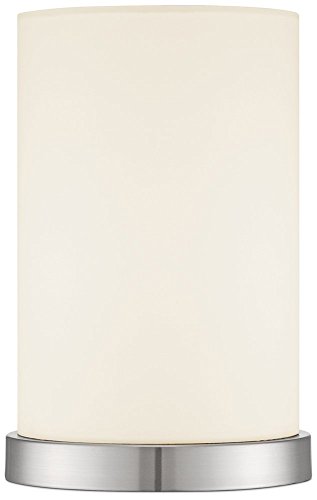 Lámpara de Mesa Blanca Cilíndrica 10.5" 360 Lighting