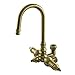 Kingston Brass ABT200-3 Vintage Tub Faucet Body, Antique Brass