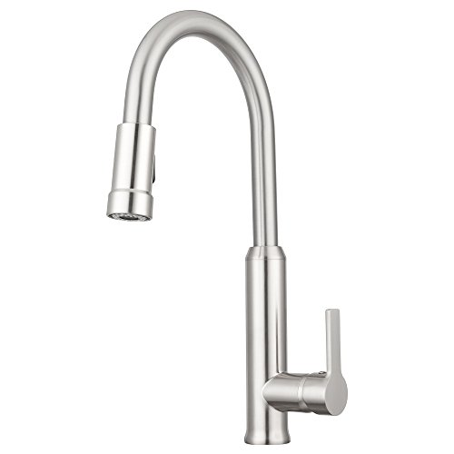 Pacific Bay Othello Pull-Down Kitchen Faucet (Brushed Satin Nickel)