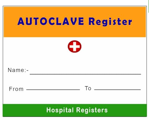 NABH Autoclave Register | Sterilization Register (200 Pages)