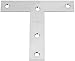 Stanley Hardware 266429 3" X 3" Zinc Tee Mending Plates Without Screws25