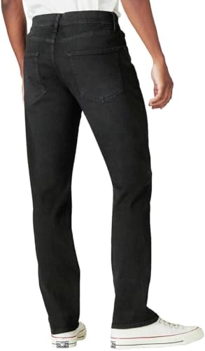 Lucky Brand Men's 410 Athletic Straight Leg Jean (34W x 29L, Black)2