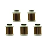 XLYZE 5x Fuel Filter For Hp 4-Stroke Yamaha 30-115 6D8-24563-00-00 6D8-WS24A-00-00 F40A F50 T50 F60