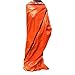 4-Pack Survival Sleeping Bag, Waterproof Thermal Sack Blanket for Camping and, Lightweight and Compact, Orange Green, 6 x 3.0 ft