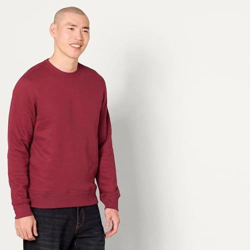 Image of Amazon Essentials Men's Crewneck Fleece Sweatshirt with Ribbing (Available in Big & Tall)