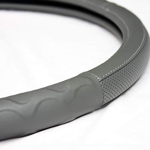 New 18" Grey Steering Wheel Cover Peterbilt Freightliner Semi Truck (Grey)