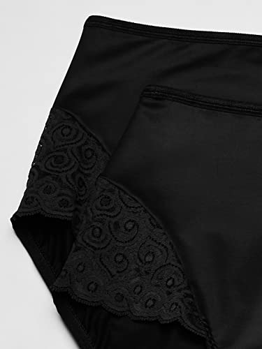 Bali Womens Firm Control With Lace Dfx054 2-Pack Shapewear Briefs, Black/Black, Medium Us #TOP21