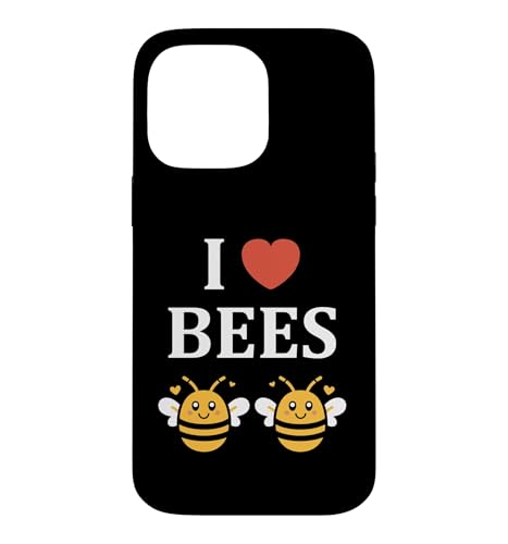 Cute Little Bee Funny simple i love bees �X�}�z�P�[�X iPhone 14 Pro Max �p