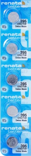 Renata Batteries 395 Button Cell Watch Battery, 5 Pcs #TOP6
