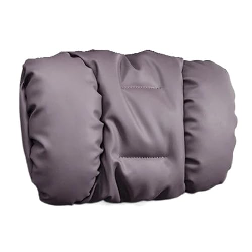 AURTLOI Accessories Car Headrest Neck Support Backrest Cushion Set Bubble Cotton Stain Resistant Vehicle Mounted Feel Neck Protector(Headrest [Nebula purple])