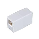 AmerTac - Zenith TS1001CW TS1001CW 6 Conductor Inline Coupler, White Landline Telephone Accessory