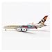 GGAPLS Single Plane Scale 1:400 Scale for A380 A6-APC Eithad Aviation Alloy Model Building Collection Model Ornaments Alloy Metal Model