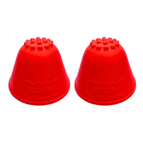 Rollga MYO DOT - The Better Acupoint Massage Ball for Myofascial Release Trigger Point Massage Physical Therapy Plantar Fasciitis Back Pain Foot & Deep Tissue. Lacrosse Ball Upgrade (Set of 2)