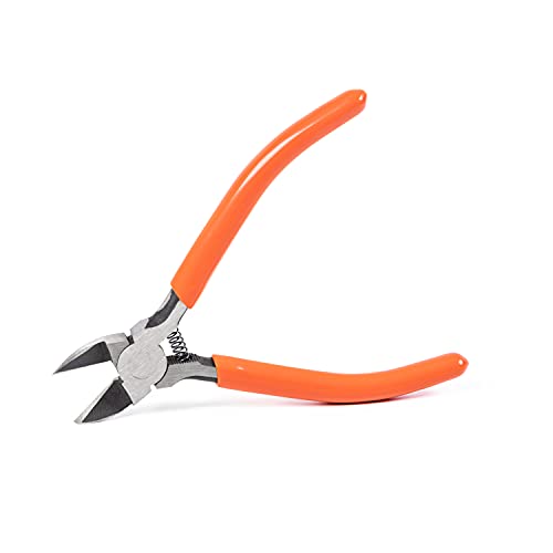WISEPRO Wire Flush Cutters,Precision Side Cutter Clippers Ultra Sharp, Dikes Wire Cutter for Electric,Crafting, Model and Jewelry Making, Precision Wire Cutter, Clippers Snips Pliers