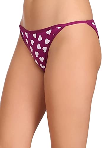 Image of FIMS - Fashion is my style Women's Cotton Hipsters Panties for Women, Soft Stretchable Cotton Fabric, Non-Padded, Multi-Color Panties, See Main Image to Check Nos of Panties You Will Get.