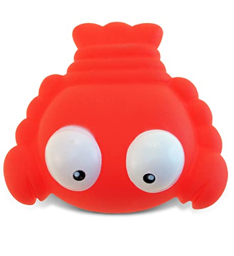 Dollibu Lobster Bath Buddy Squirter - Floating Red Lobster Rubber Bath Toy, Fun Water Squirting Bathtime Play For Toddlers, Soft Sea Life Animal Toy For The Bathtub, Beach, & Pool For Girls & Boys #TOP12