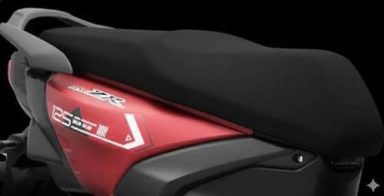 Image of Water Resistant Universal Fit Polyester Scooter Seat Cover | Durable Black Stretchable Protection Guard for Two Wheelers (Black - 4)