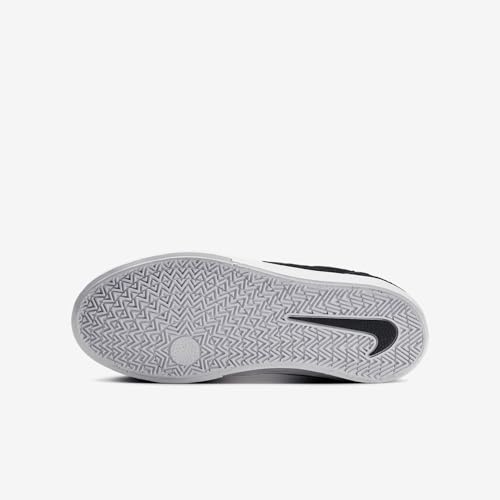 Nike SB Malor Big Kids' Skate Shoes (HF1205-001, Black/Black/White/White)2