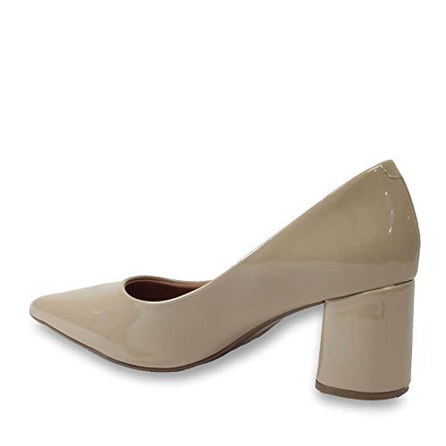 Sapato VIzzano Scarpin Salto Grosso Verniz 1342.100 Feminino