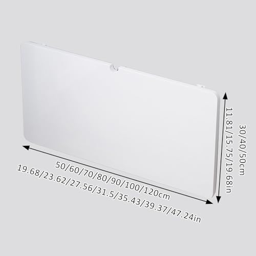 Mesa plegable de pared para ganar espacio en baño o estudio 2