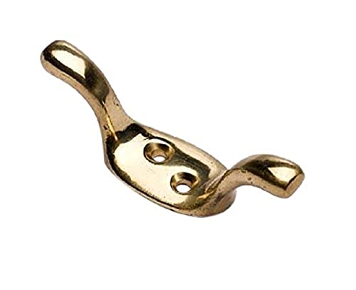 Bulk Hardware BH03421 Taquet d'amarrage en Laiton massif, 75 mm