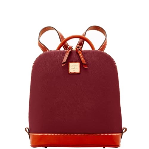 Dooney & Bourke Handbag, Pebble Grain Zip Pod Backpack - Red