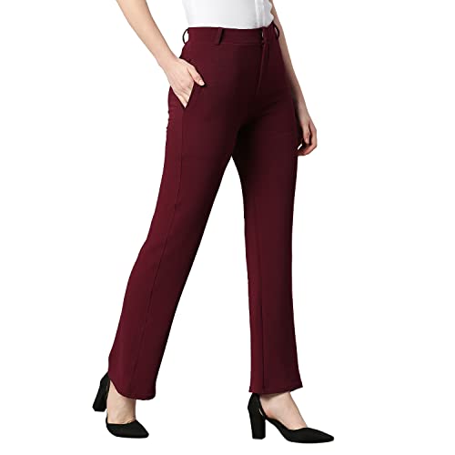 Image of Smarty Pants Women's Cotton Bell Bottom Formal Trouser