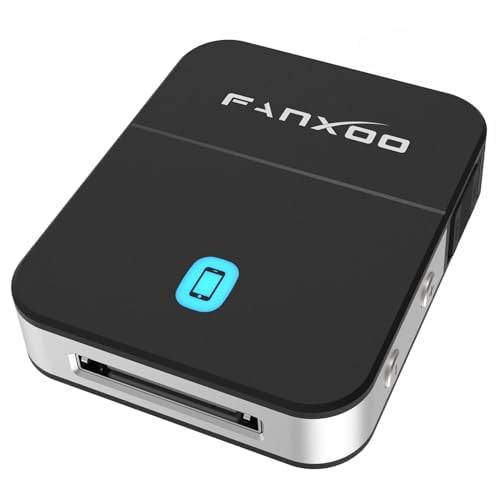 Fanxoo DockPro Adaptateur Bluetooth pour SoundDock 30 Broches iPod 5.0 Bluetooth Adaptateur Compatible avec iPhone iPod Station d'accueil