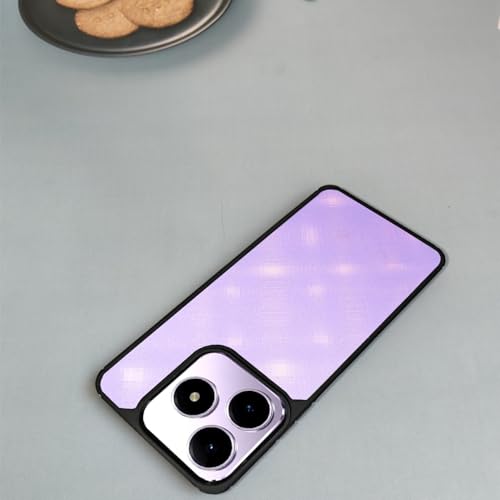 Image of AIBEX Crystal Clear Back Case Compatible with Realme C63 / Realme Narzo N63 Back Cover Case | 360 Degree Protection | Shock Proof Design | Transparent Back Cover (PC & TPU, Black Bumper)
