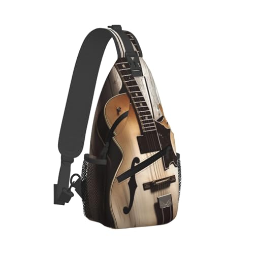 Guitar Pictures Cross Chest Bag Bolsa Deportiva Unisex miniatura 2