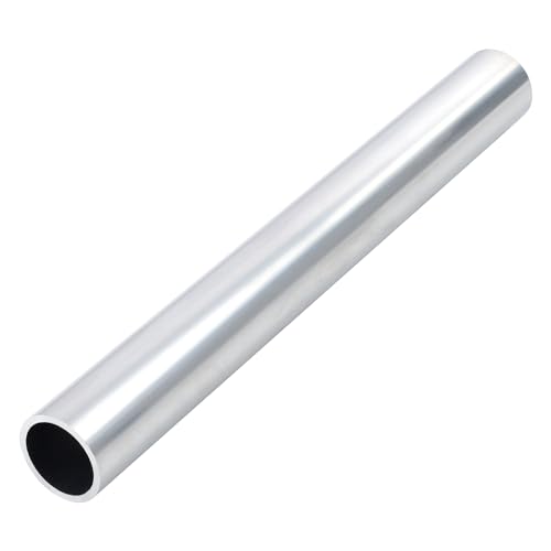 UAUAFIFI 6061 Aluminum Tubing, 38mm OD Seamless Aluminum Round Tube,3mm Wall x 330mm Length Metal Straight Pipe for Diy, Industry, Decoration (1Pcs, 38x32x330mm)