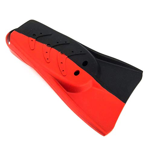 NADADEIRA HAMMERHEAD SILICONE PREMIUM FINS PRETO VERMELHO Tamanho: PP
