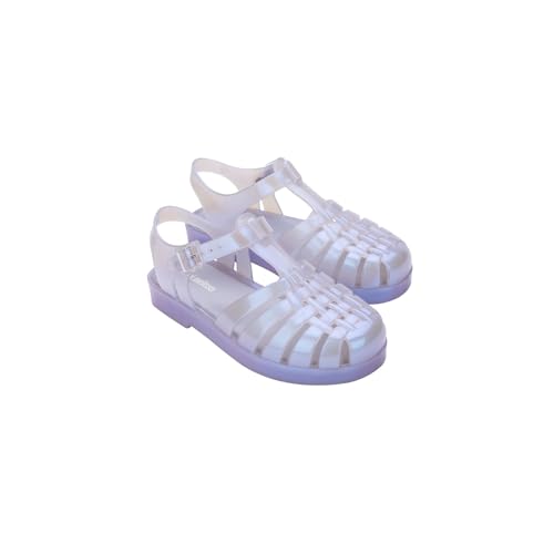 Image of mini melissa Possession Jelly Fisherman Sandal for Toddler and Kids | Iconic Fisherman Jelly Sandal for Toddlers & Girls, Adjustable Buckle, Waterproof, Bubblegum Scent, Play & Dress Shoes