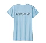 No one cares about your fake life on social media