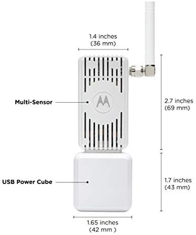 MOTOROLA LTE/3G/4G Cellular-Connected MultiSensor Reports Temperature, Humidity, Water leaks, Acceleration/Earthquakes, Light Level, Power Loss, Model MC4000
