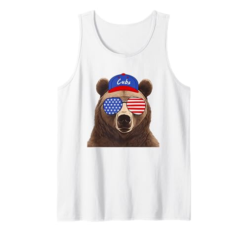Vintage Cubs Last Name Pride Cubs Name American Style Tank Top