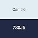 Carlisle 730J5 V-Ribbed Belts with 5 Ribs, J Section, Rubber, 0.46 Belt Width, 73.5" Length