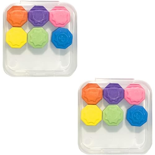Niwieoi 12 Pieces Gonggi, Game Korean Jacks Game for Kids, Children's Hand-eye Coordination Toy