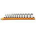 GearWrench 80302D 13 Pc. 1/4" Drive 6 Point Standard Metric Socket Set