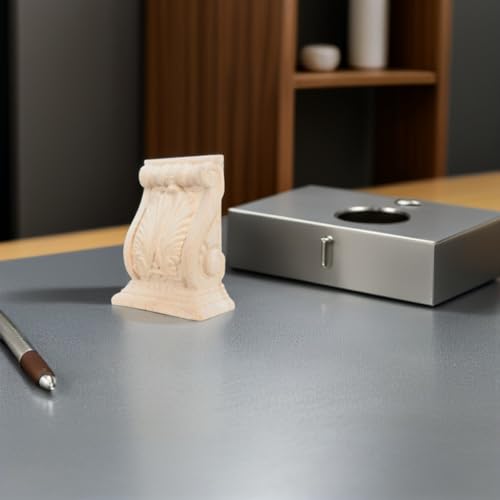 Soporte de madera maciza tallada con relieve europeo para estructuras 6