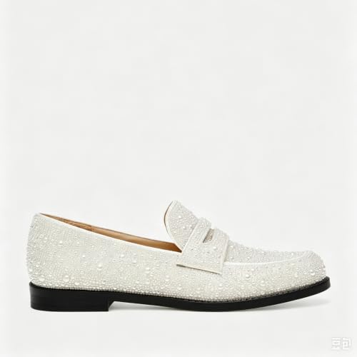 Image of Loafers for Women, Classic Penny Slip On Flat Dress Shoes