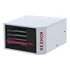 Reznor 45,000 BTU Unit Natural Gas Heater Indoor Use Garage and Shop Heater | Quiet Forced Air, Ceiling Mount, Low Static Propeller Fan | UDXC-45