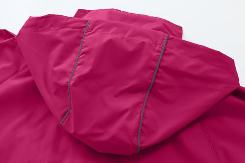 Image of Women's Lightweight Waterproof Jacket Packable Windbreaker Running Coat