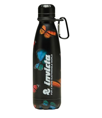 Borraccia Multicolore Termica in Acciaio Interno Esterno Mantenimento Temperatura fino a 24h Scuola Bambini - Bottle inox