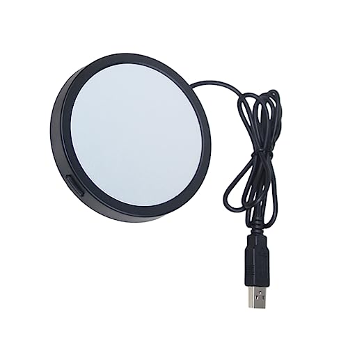 OUNONA USB Heating Coaster for Coffee Milk and Water Electric Beverage Warmer Plate Keeps Drinks Warm at Portable Mug Warmer for Home Office and Travel